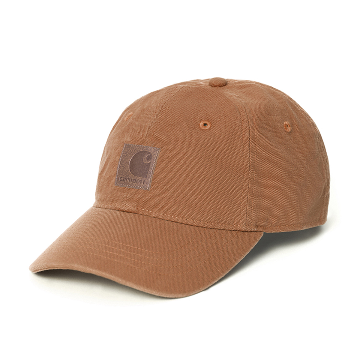 carhartt wip logo 6 panel cap