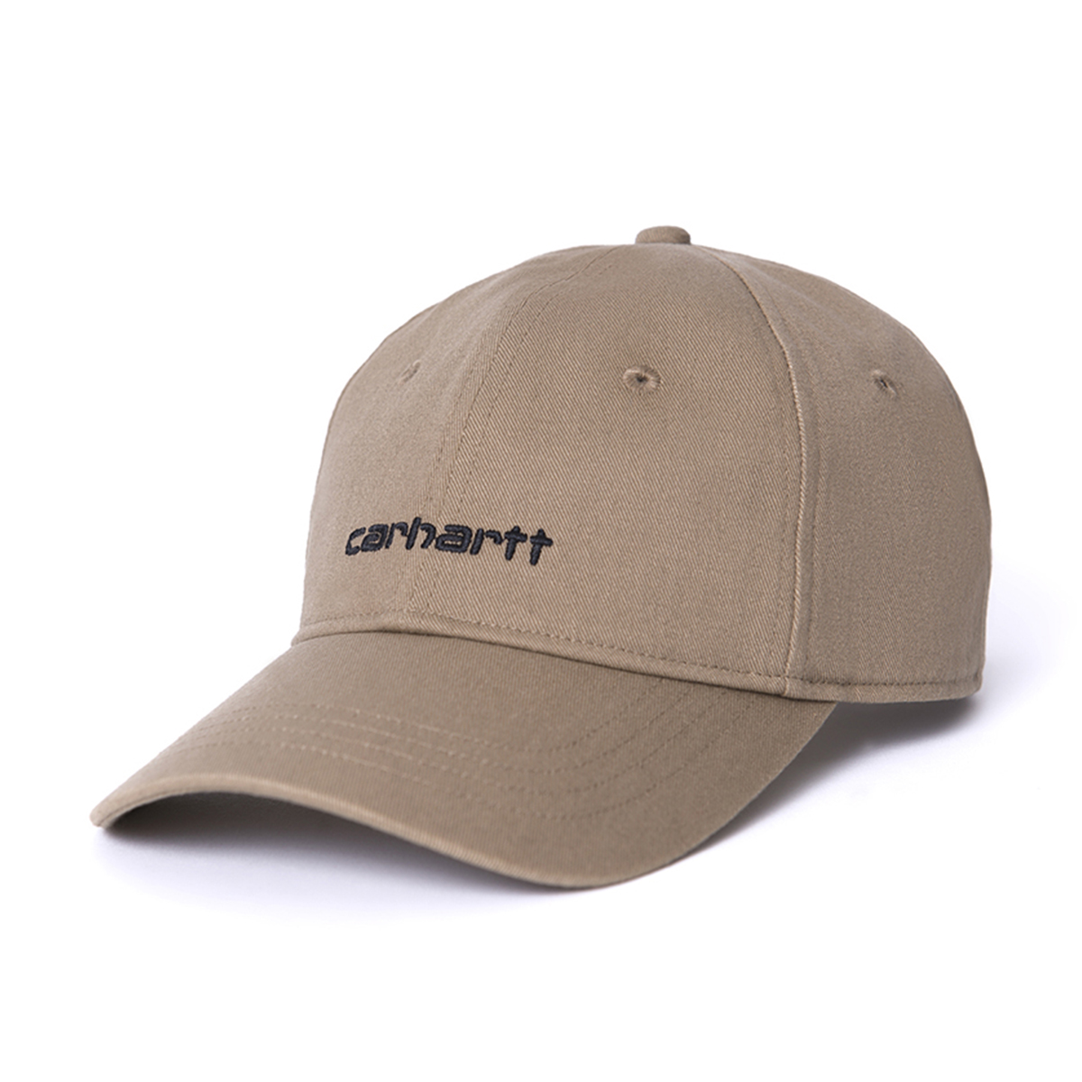 carhartt wip logo 6 panel cap